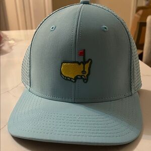 Masters Aqua Blue Cap with Embroidered Patch